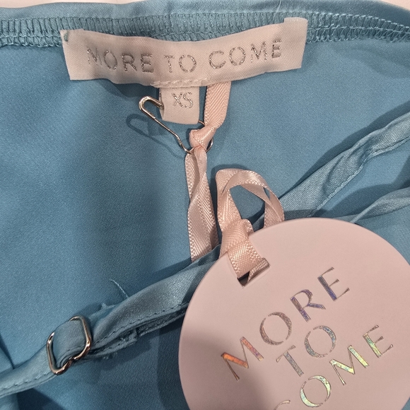 MORE TO COME Hallie Mini Dress in Blue - Picture 8 of 12